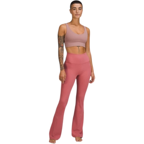 lululemon athletica Pants - Lululemon Groove Flared Pant - Briar Rose, Size 8, Like New